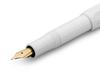Kaweco Classic Sport Fountain Medium Officially Imported Pen, Nib, White, CSFP-WH,