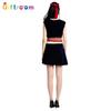Halloween adult female retro blue skirt pirate character parody party sexy pirate costume