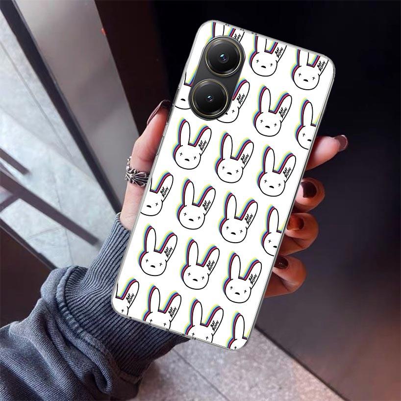 Bad Bunny X100pre Phone Case For Xiaomi Poco X7 X6 X5 Pro F7 Ultra Redmi 15C 15 13 13C 12 12C 10 10A 10C 9 9A 9C 9T Shell Poco X