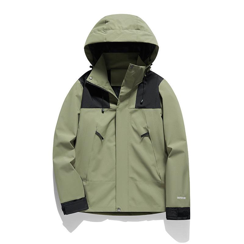 Spring and Autumn New Men's Outdoor Jacket Fashionable Thin Outdoor Sports Windbreaker Jacket