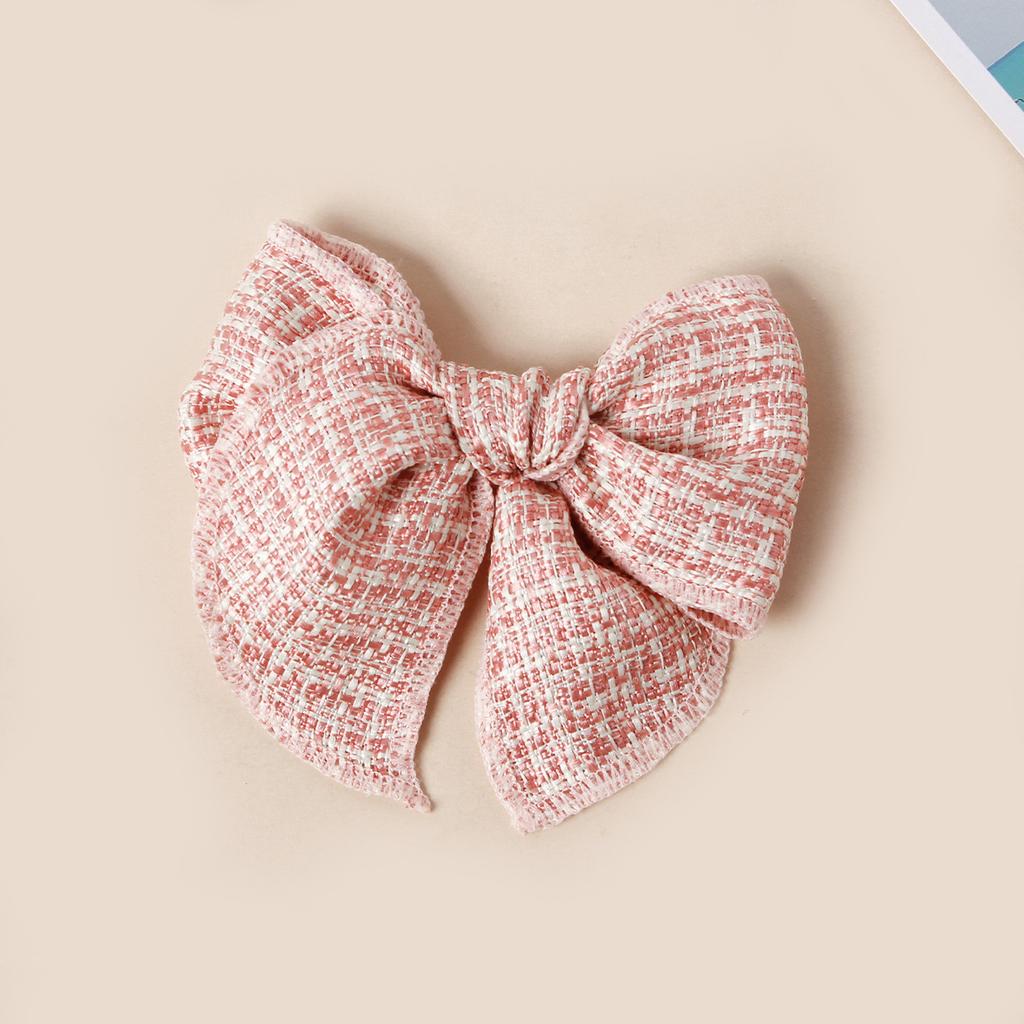 New Children's Hair Accessories Dovetail Bow Hairpin baby Bangs Side Top Clip Headwear Girls Kids Hair Accessories
