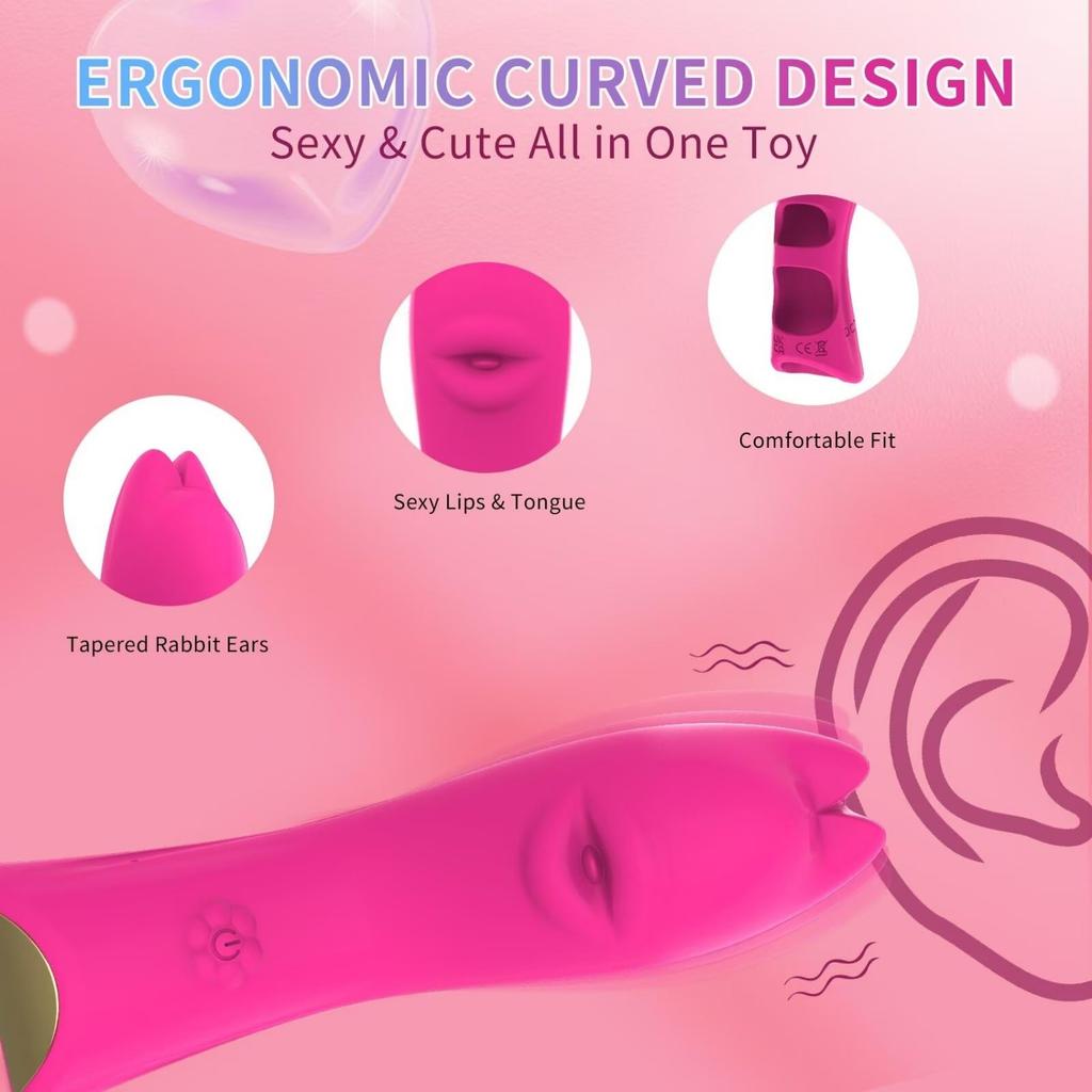 Cat Finger Vibrator 10 Speeds Vibrating Finger Sex Toy for Women,G-Spot & Clitoral Stimulator,Mini Vibrator Portable Couples Sex Toys,Adult Sex Toys