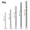 100PCS Twist Drill Bit Set 1-3mm Titanium Plated for Wood Metal Hand Electric Drill