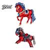Exquisite Craftsmanship Brooch Pin Sparkling Rhinestones Inlaid Horse Design Collar