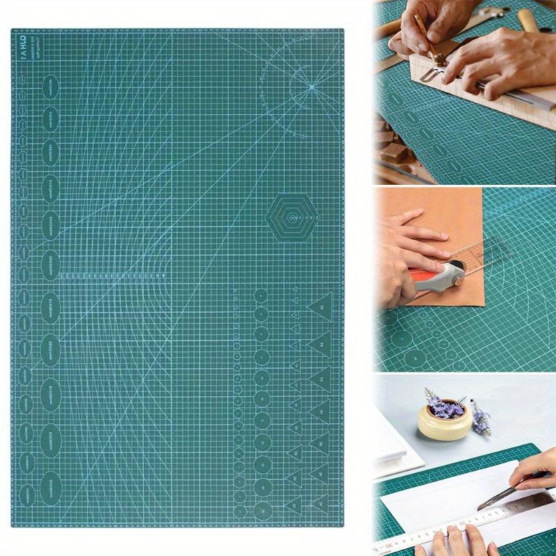 1pc A5 Self-Healing Cutting Mat 1-Pack - Double-Sided Plastic Craft Board with Grid for Sewing, Scrapbooking & Fabric