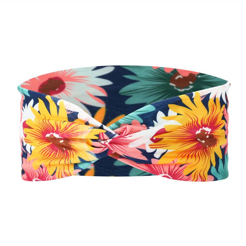 Women Knot Headband Yoga Sport Athletic Boho Knotted Headband Turban Criss Cross Twisted Head Wrap Hair Bands for Women Girl