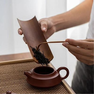 Handmade Natural Bamboo Tea Scoop Chinese Style Chahe Cha Ze Tea Needle  Tea Ceremony