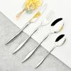 4ks/sada Vintage nádobí Sada příborů z nerezové oceli 304 Nůž Vidlička Čajová lžička Nádobí Party Kuchyňka Sada příborů