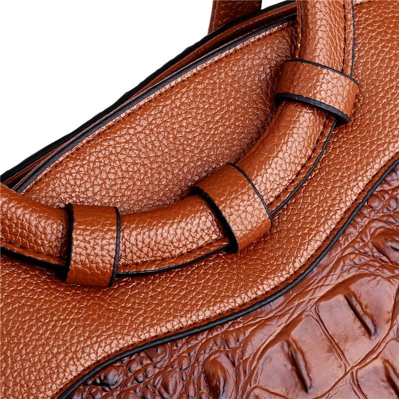 Női Luxus Kézitáskák Női Táskák Designer Crossbody táskák Női krokodil PU bőr kézitáska Női válltáska Retro kézitáska