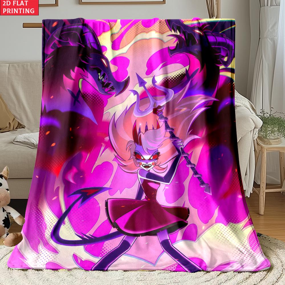 

Anime thin Flannel Blanket for Bedrooms,Living Rooms,Sofas Blankets,Offices,Lunch Breaks,Picnics,blankets fluffy blanket 130x150cm