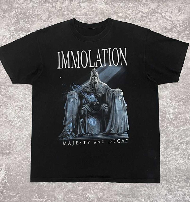 Immolation band Majesty and Decay Death Metal Unisex Cotton T-Shirt TS413 XXXXL
