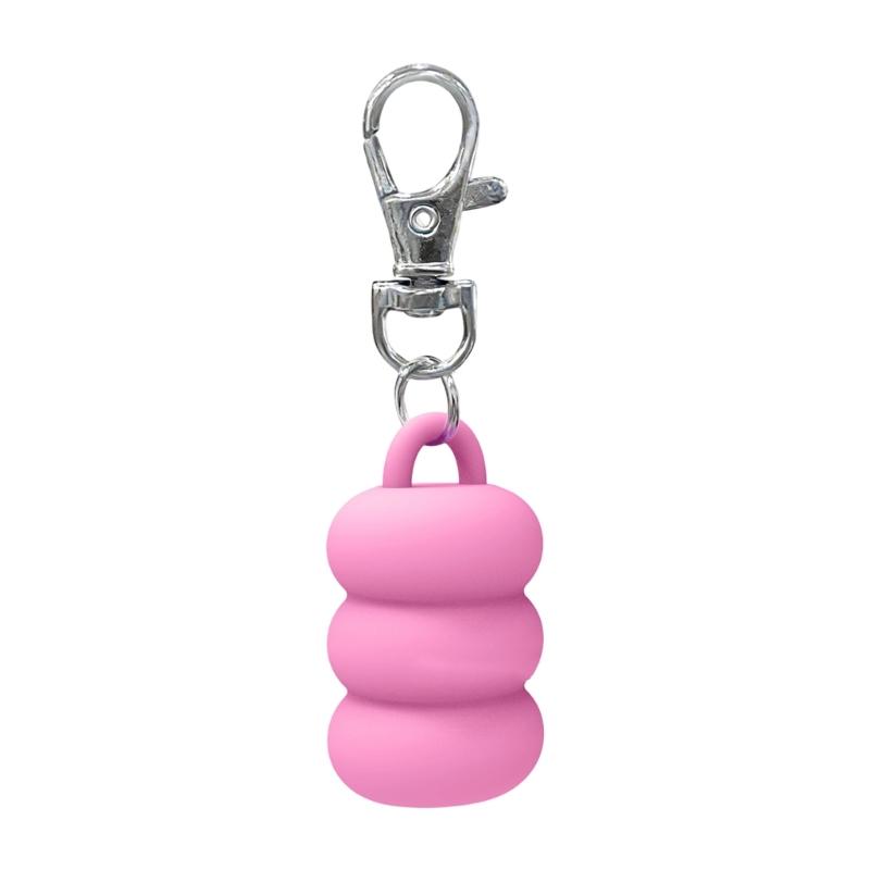 Lip Balm Cover Key Fob Elegant Keychain Charm for Purse Wallet Decoration Bag Hanging Pendant Holder Accessory