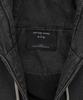 LETTERCOMO Washed Denim Zip-Up Black