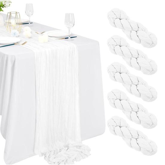 Bieżnik na stół Ekologiczny Obrus ochronny Odporny na zabrudzenia Wodoodporny Ręcznie robiony Bardzo długi Pokrowiec na stół jadalny Impreza