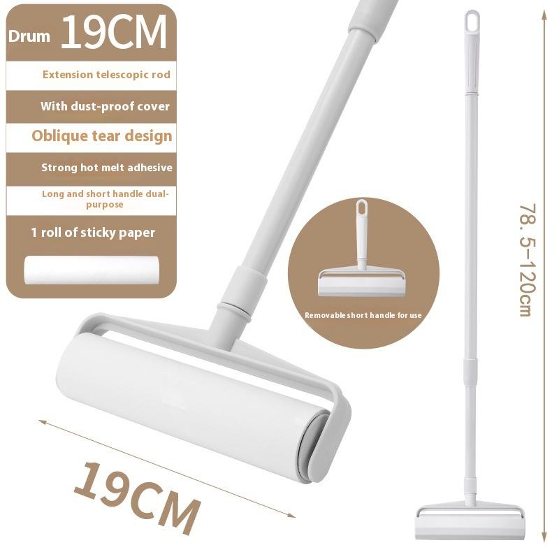 

Липкий ролик без остатков клея с длинной ручкой, липкие волосы с диагональным дизайном разрыва, ширина 24 см, наклейка, телескопическая, липкие волосы белый