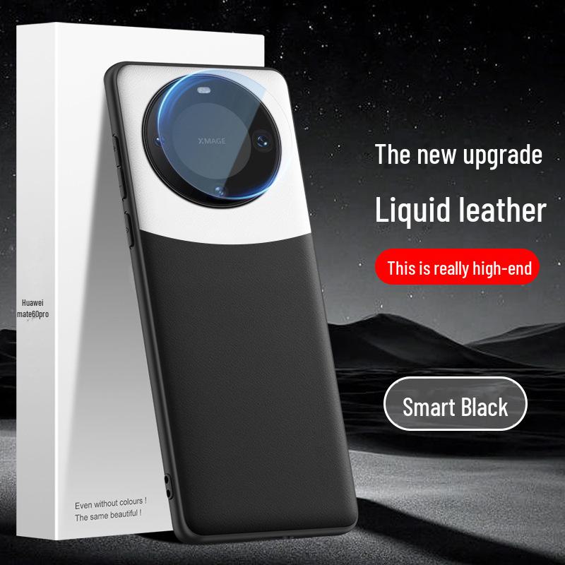 Huawei Mate60pro Liquid Leather Protective Case - Anti-Fall, One Piece Ship.