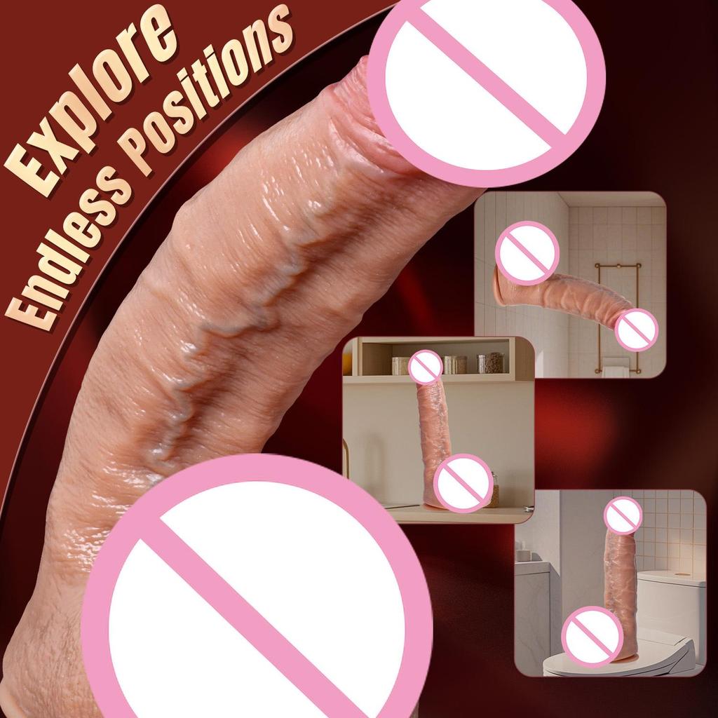 Dildo de Silicona para Mujeres - Pene de Carne Blanda Producto para Adultos