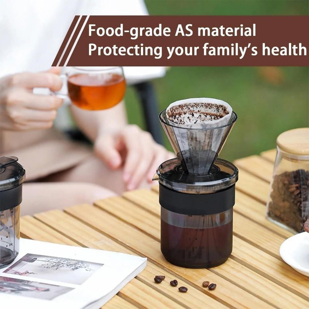 Pour Over Dripper Coffee Maker 3in1 Coffee Making Pot Household Hand Brew Coffee Pot  Kitchen