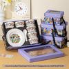 Huazao Baijia SW Chinese Ceramic Dinnerware Set - Iris Bloom