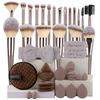 3-20Pcs Premium Makeup Brushes Set Soft Fluffy Beauty Cosmetic Foundation Makeup Brush Eyeshadow Blush Kabuki Make Up Tools