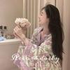 Women's pajamas new spring and summer ice silk comfortable and high-end new Chinese style loungewear set retro thin