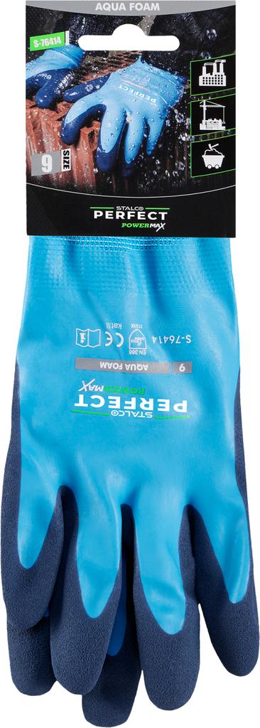 Stalco Rękawice Nylonowe Aqua Foam 8"