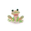 Frog Temperament Metal Dripping Animal Clothing Brooch for Men and Women