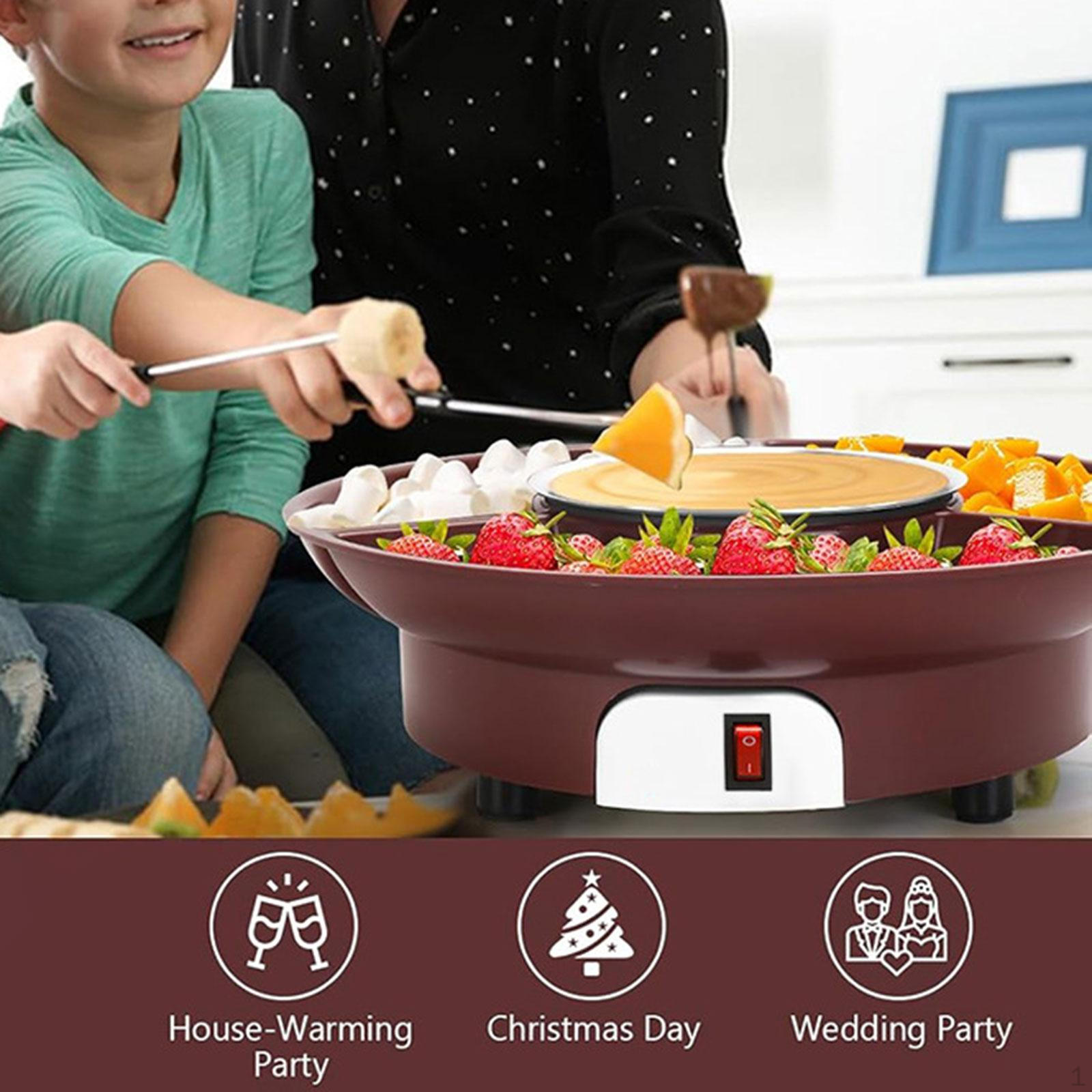 

Электрический фондюшница для плавления шоколада для вечеринки по случаю дня рождения, свадьбы, кухни