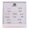 7-Day Earring Set Women Luxury Minimalist Stud Earrings Gift Box Valentine Birthday Present