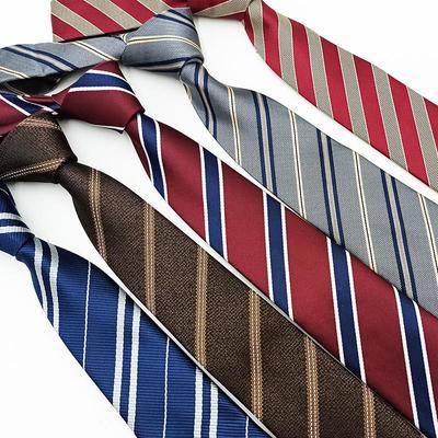 Handmade JK Uniform Tie for Boys & Girls - 7cm Striped Jacquard Fashion Accessory