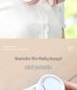 USB Rechargeable Foldable Bladeless Neck Fan - Portable, Silent, and Safe