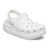Crocs Crush Clog EVA Puff Shoes Sandals 5.2cm Unisex White