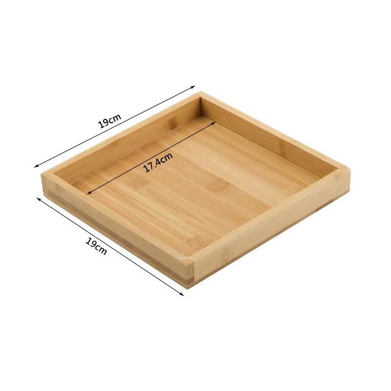 DX Bamboo Wooden Serving Tray Set
