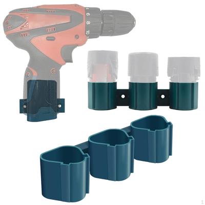 10.8/12V Battery and Tool Storage Holder with Screws Stable Durable Organiser Fixed Bracket