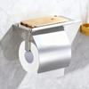 Papiertuchhalter Edelstahl Toilettenpapierhalter Badezimmerregal Toilettenzubehör Küche Wandhängend Toilettenpapierrollenhalter