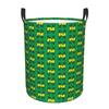 C-Captain T-Tsubasa Newteam Logo Laundry Basket Collapsible Anime Football Baby Hamper for Nursery Toys Organizer Storage Bins
