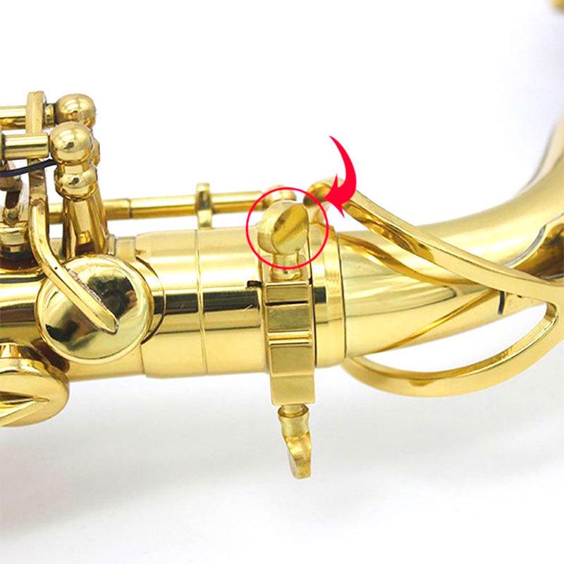 Saxophone Neck Tube with Mouthpiece and Fixing Screw