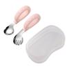 Easy Grip Toddler Utensil Set 316L Stainless Steel Kids Spoon Fork  Baby Feeding