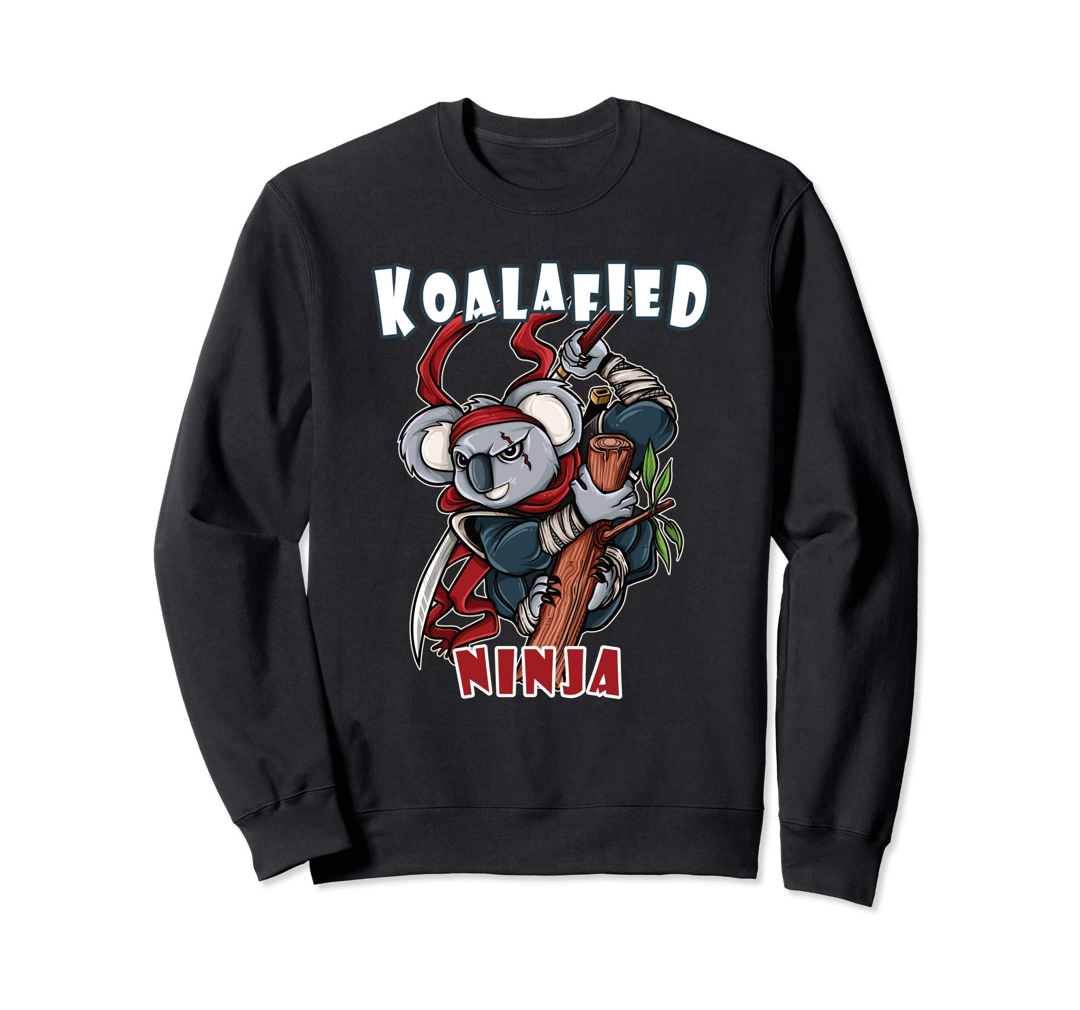 

Koala Bear Koalafied Ninja Samurai Katana Sword Sweatshirt