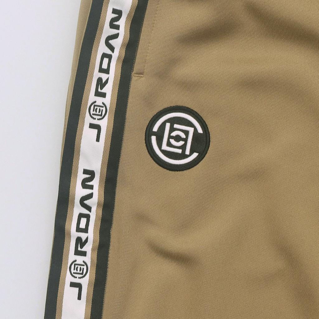 Air Jordan X CLOT Terracotta Warrior Tricot Pants with Embroidered Logo Men Bottoms Sand AR8404-213