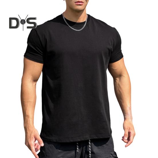 Men's Loose Fit Athletic T-Shirts Summer Crew Neck Short Sleeve Top Outdoor Workout Tee Casual Basic Tops for Daily Life Sports Street