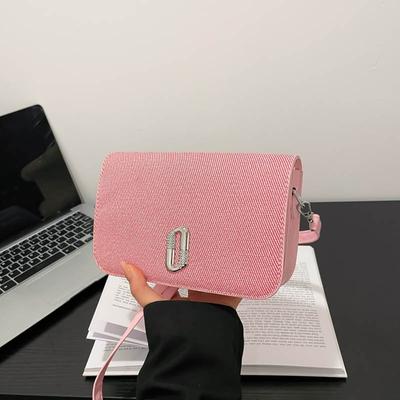 Stijlvol en eenvoudig, high-end textuur trend handtas, lente nieuwe licht luxe niche schoudertas