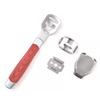 Color Wood Handle Foot File Dead Skin Shaver Corn Cuticle Cutter Remover Rasp File Foot Callus With Blades Foot Scraper Set