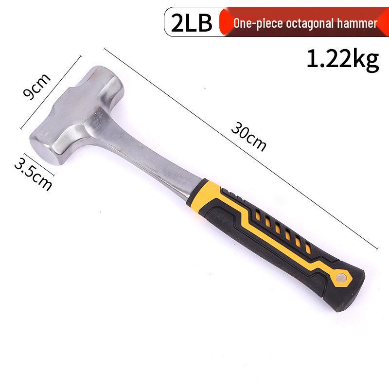 Octagonal Shockproof High Carbon Steel Hammer – Industrial & Household Use