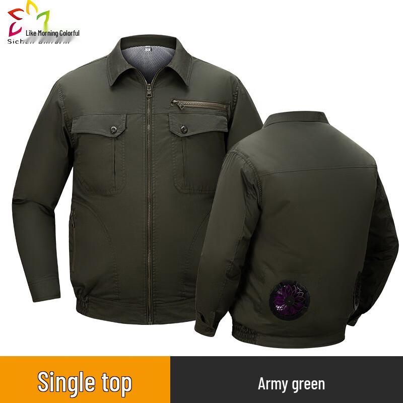 Men s Pure Cotton Cooling Fan Workwear XL/175