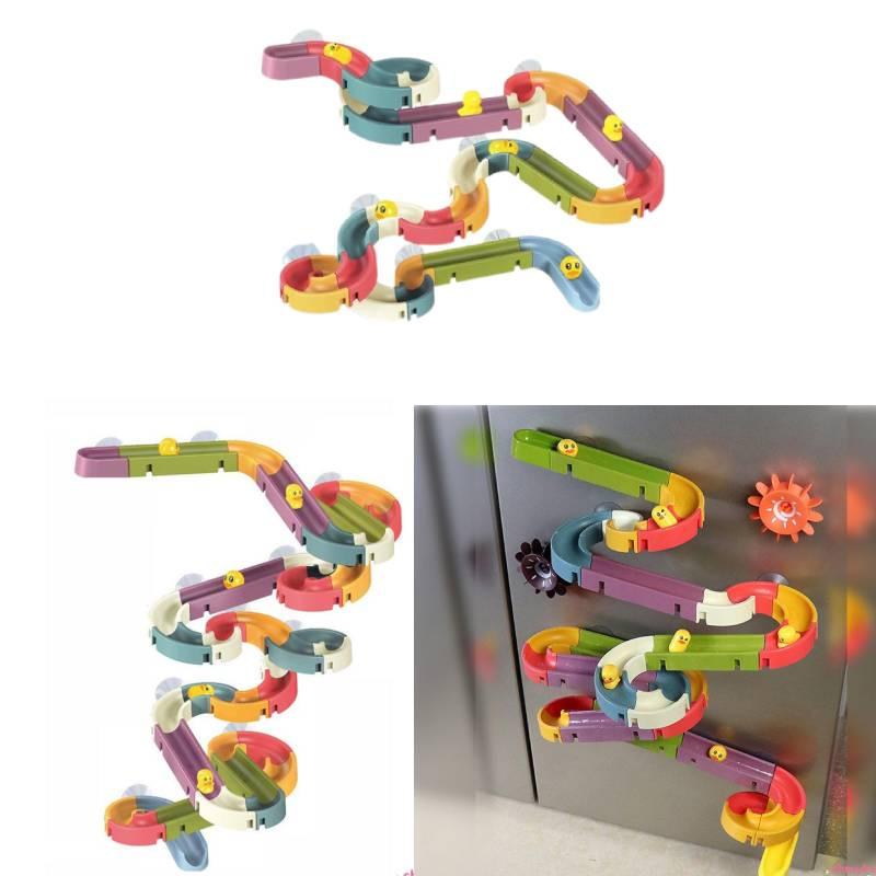 Fun Duck Bathroom Diy Water Track Toy For Kids