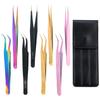 New Sales Tweezers Nipper Stainless Steel High Precision Tweezers Set for Sewing Accessories Tools