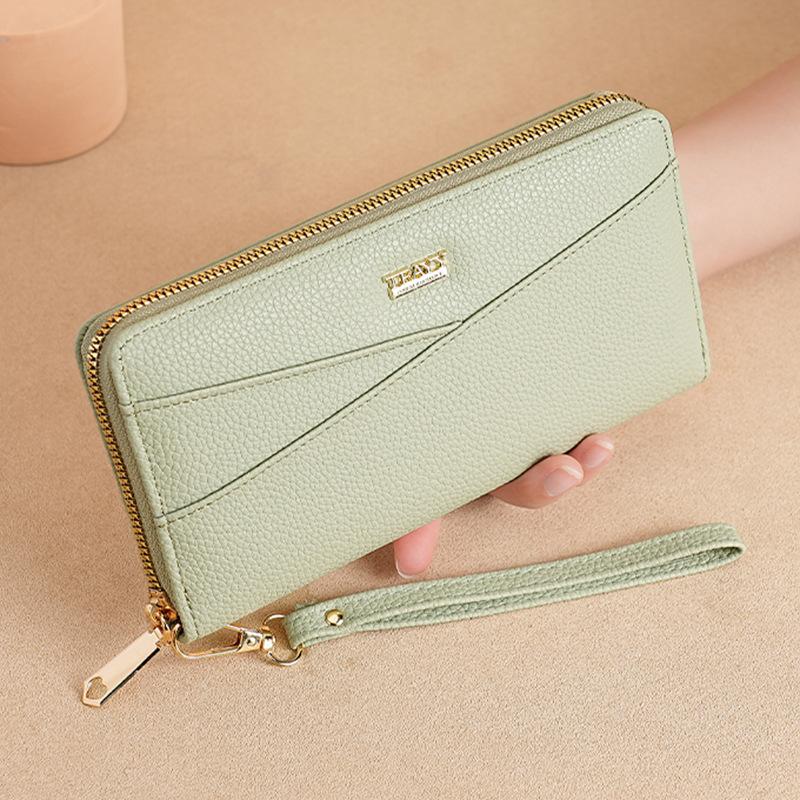 

Женские кошельки Большой вместимости Длинный кошелек - Кошелек-клатч, Кошелек для монет и Держатель для карт 20 * 10.5 * 2. 5CM зелёный