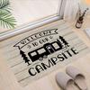 Cartoon Camping Floor Mat Entrance Welcome Doormats Kitchen Rug Home Decor Carpet Non-slip Area Rug Anti-slip Machine Washable