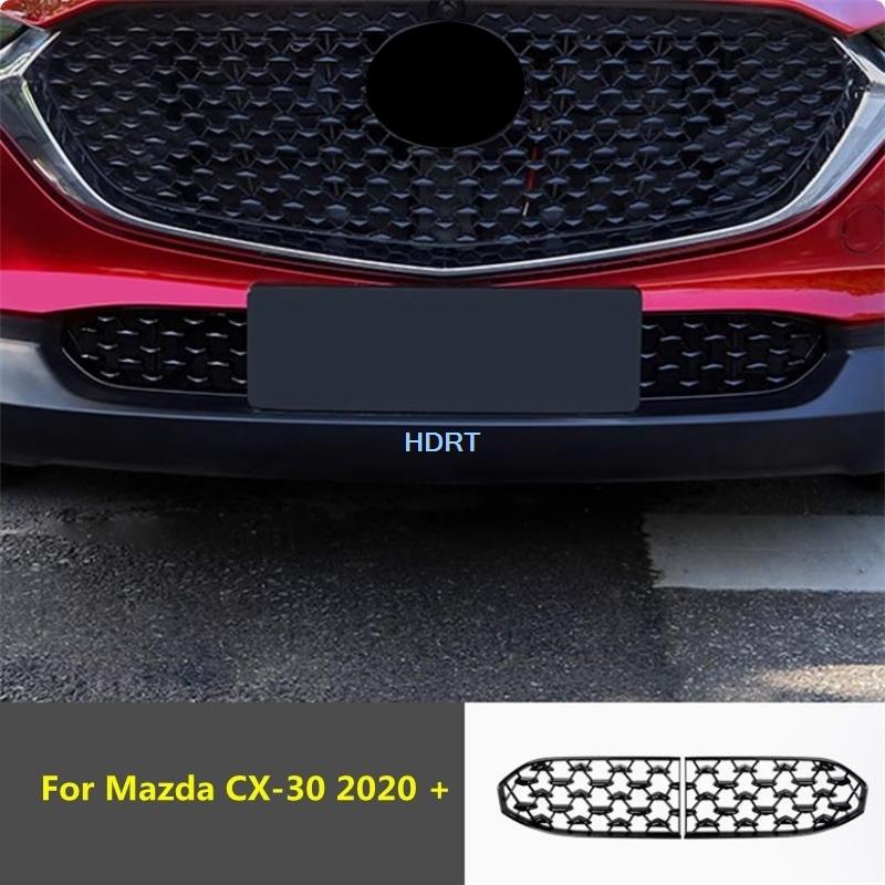 Car Styling Front Bumper Racing Grille ect Anti Bug Net Cover Protector Decoration Accessories For Mazda CX-30 CX30 +